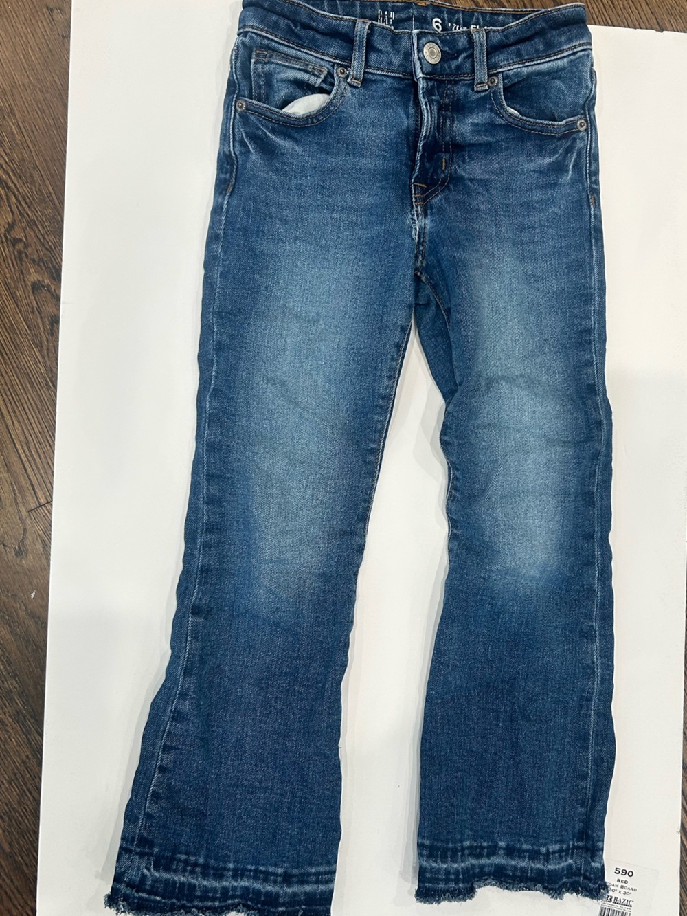 GAP KIDS Size 6, Flare High Rise Jeans